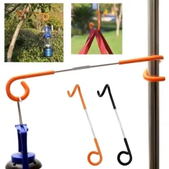 The Outdoor Vault Camping-Werkzeuge|Outdoor-Artikel-Baumhaken für den Außenbereich – Multifunktionaler Gartenaufhänger für Pflanzendekoration