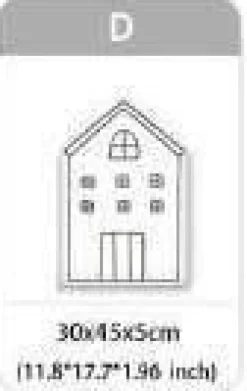 Kinder The Decor Haven Kinderwagen & Zubehör-Baumwollkissen mit Krokodilhausmotiv – Dekokissen für Babybett