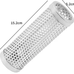 Trail u0026 Beyond Camping-Werkzeuge|Camping Im Freien-BBQ-Räucherrohr aus Edelstahl – Sechseckiges Design für verbesserten Geschmack