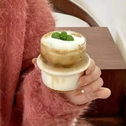 Tom Küche & Esszimmer-Becher aus Borosilikatglas – Vielseitiger Kaffee- und Cocktailbecher