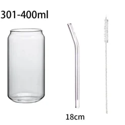 Tom Küche & Esszimmer-Becher aus Borosilikatglas mit Bambusdeckel – umweltfreundliches Trinkgeschirr
