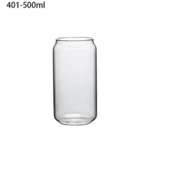 Tom Küche & Esszimmer-Becher aus Borosilikatglas mit Bambusdeckel – umweltfreundliches Trinkgeschirr