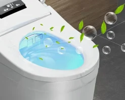 The Blissful Bath Badezimmer-Beheizter elektrischer Bidet-Toilettensitz – Smart U-Shape Comfort