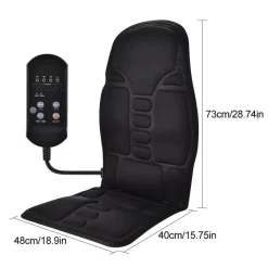 The Relaxation Nook Mobilitäts- Und Support-Tools|Massageprodukte-Beheizter Massagesitzbezug – Elektrisches Autokissen für Komfort und Entspannung
