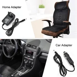 The Relaxation Nook Mobilitäts- Und Support-Tools|Massageprodukte-Beheizter Massagesitzbezug – Elektrisches Autokissen für Komfort und Entspannung