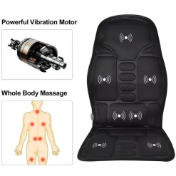 The Relaxation Nook Mobilitäts- Und Support-Tools|Massageprodukte-Beheizter Massagesitzbezug – Elektrisches Autokissen für Komfort und Entspannung