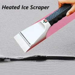 Wild u0026 Free Gear Autozubehör|Automobilindustrie-Beheizter Schneekratzer für die Windschutzscheibe – Elektrisches Werkzeug zur Eisentfernung für Autos