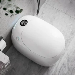 The Blissful Bath Badezimmer-Beheizter Toilettensitz – Intelligentes, hygienisches, eiförmiges Design