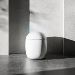 The Blissful Bath Badezimmer-Beheizter Toilettensitz – Intelligentes, hygienisches, eiförmiges Design