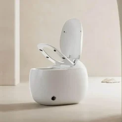 The Blissful Bath Badezimmer-Beheizter Toilettensitz – Intelligentes, hygienisches, eiförmiges Design