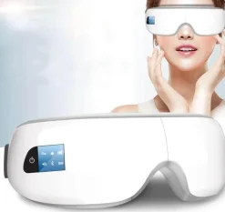 Decor Gesundheits- Und Entspannungstools-Beheiztes kabelloses Augenmassagegerät – wiederaufladbares Gerät zur Druckentlastung durch Luft