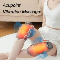 The Relaxation Nook Mobilitäts- Und Support-Tools|Massageprodukte-Beheiztes Kniemassagegerät – Elektrisches Schmerzlinderungskissen