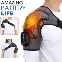 The Relaxation Nook Massageprodukte|Gesundheits-Gadgets-Beheiztes Schultermassagegerät – Elektrisches Gerät zur Schmerzlinderung und Entspannung