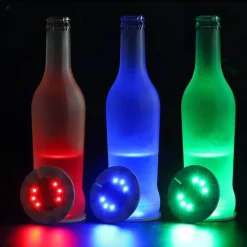 The Culinary Kit Küche & Esszimmer-Beleuchtete Getränkeuntersetzer – Leuchtende Partymatten