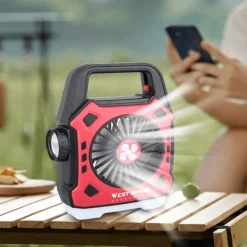 Trail Tech Outdoor-Artikel|Outdoor-Gadgets-Beleuchteter Outdoor-Ventilator – Vielseitige Kühlausrüstung für Abenteuer und Camping