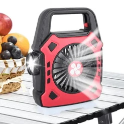 Trail Tech Outdoor-Artikel|Outdoor-Gadgets-Beleuchteter Outdoor-Ventilator – Vielseitige Kühlausrüstung für Abenteuer und Camping