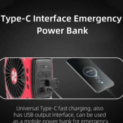 Trail Tech Outdoor-Artikel|Outdoor-Gadgets-Beleuchteter Outdoor-Ventilator – Vielseitige Kühlausrüstung für Abenteuer und Camping