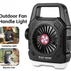 Trail Tech Outdoor-Artikel|Outdoor-Gadgets-Beleuchteter Outdoor-Ventilator – Vielseitige Kühlausrüstung für Abenteuer und Camping