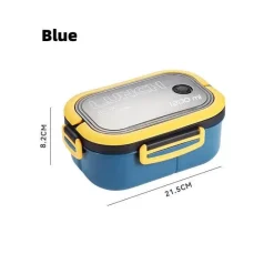 Tom Küche & Esszimmer-Bento-Lunchbox für Kinder – 2-lagiger, mikrowellengeeigneter Lebensmittelbehälter für die Schule und Outdoor-Aktivitäten