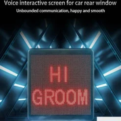 Wild u0026 Free Gear Autozubehör|Automobilindustrie-Benutzerdefiniertes LED-Auto-Anzeigeschild - Personalisiertes elektronisches Message Board