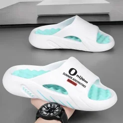 Trail Tech Outdoor-Gadgets|Outdoor-Artikel-Bequeme orangefarbene Strandpantoffeln mit massierendem Fußbett für ganztägige Entspannung