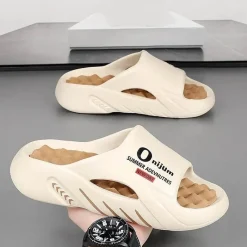 Trail Tech Outdoor-Gadgets|Outdoor-Artikel-Bequeme orangefarbene Strandpantoffeln mit massierendem Fußbett für ganztägige Entspannung