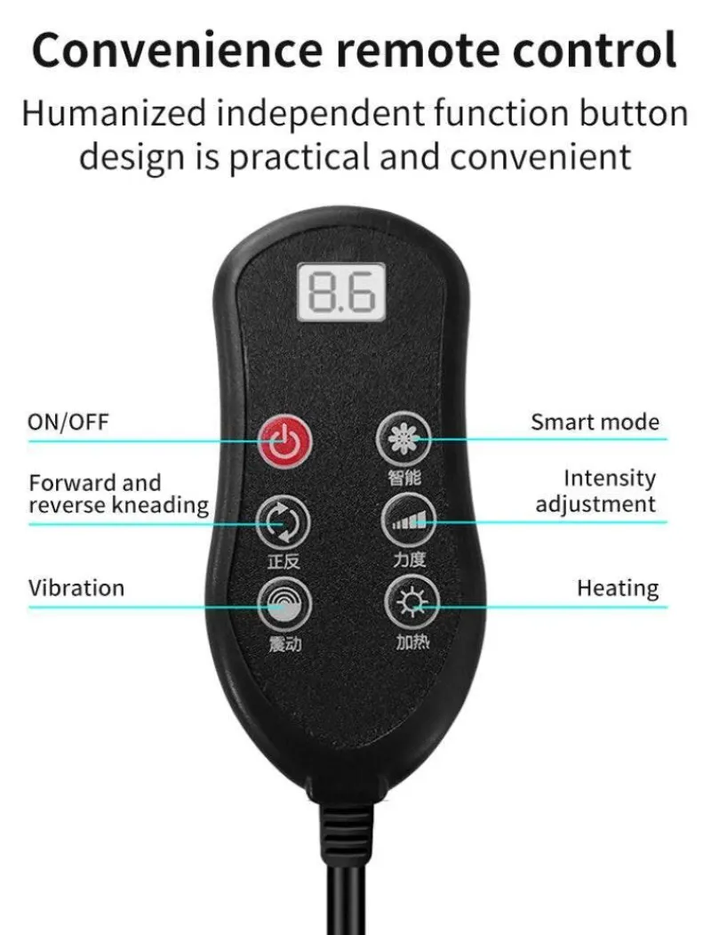 Wild u0026 Free Gear Autozubehör|Automobilindustrie-Bequemes elektrisches Autositzmassagegerät – Entspannendes Rückenmassagekissen