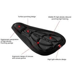 Decor Fahrräder & Verkehr-Bequemes Gel-Fahrradsattelpolster – Ultraweiches Kissen für Komfort beim Radfahren