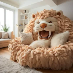 Kinder Cozy Living Kinderzimmermöbel|Möbel-Übergroße Plüsch-Tierbetten - Cozy Pet Lounge