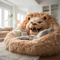 Kinder Cozy Living Kinderzimmermöbel|Möbel-Übergroße Plüsch-Tierbetten - Cozy Pet Lounge