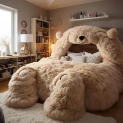 Kinder Cozy Living Kinderzimmermöbel|Möbel-Übergroße Plüsch-Tierbetten - Cozy Pet Lounge