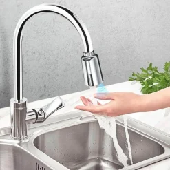 The Culinary Kit Küche & Esszimmer-Berührungsloser Küchenarmaturkopf – Automatischer freihändiger Wasserhahn