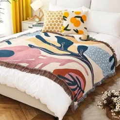 The Blanket Nook Bettzeug-Überwurfdecke im europäischen Stil – gemütliche Bettwäsche für draußen