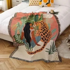 The Blanket Nook Bettzeug-Überwurfdecke im europäischen Stil – gemütliche Bettwäsche für draußen