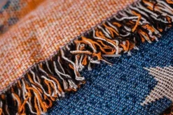 Wrap u0026 Relax Bettzeug-Überwurfdecke mit Cartoon-Katze – doppelseitige Sofa-Tagesdecke