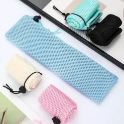 Tom Küche & Esszimmer-Bestecketui aus Baumwollleinen – Reise-Esstasche mit Kordelzug