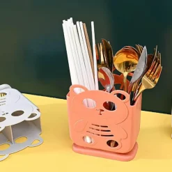 Tom Küche & Esszimmer-Besteck-Organizer – Aufbewahrungs- und Entwässerungslösung für die Küche