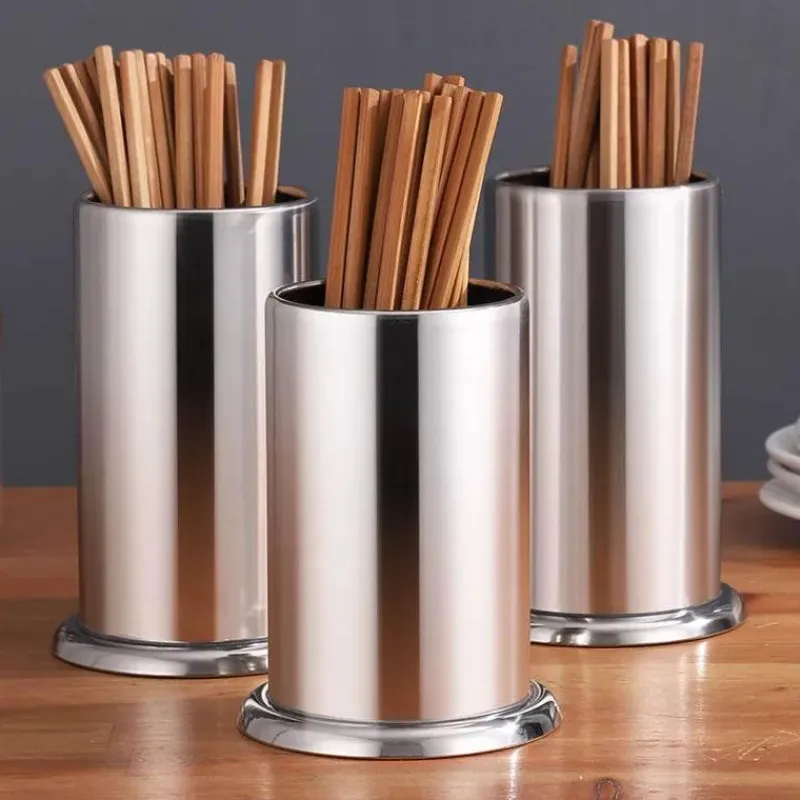 Tom Küche & Esszimmer-Besteck-Organizer aus Edelstahl – Aufbewahrungskorb für Küchenutensilien