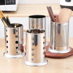 Tom Küche & Esszimmer-Besteck-Organizer aus Edelstahl – Aufbewahrungskorb für Küchenutensilien