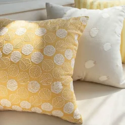 Cozy Cushions Bettzeug-Bestickter Kissenbezug - Dekoratives Akzentkissen