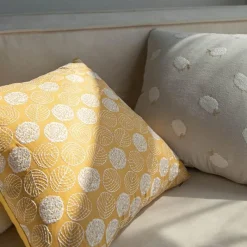 Cozy Cushions Bettzeug-Bestickter Kissenbezug - Dekoratives Akzentkissen