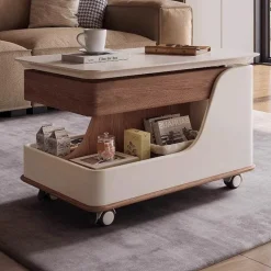 Cozy Living Möbel-Beweglicher Kaffee-Beistelltisch – platzsparendes Design