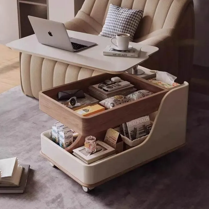 Cozy Living Möbel-Beweglicher Kaffee-Beistelltisch – platzsparendes Design