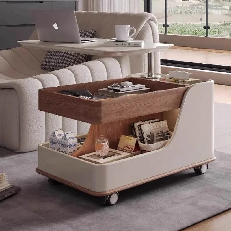 Cozy Living Möbel-Beweglicher Kaffee-Beistelltisch – platzsparendes Design