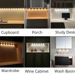Comfort u0026 Style Beleuchtung-Bewegungssensor USB-Schrankleuchte - LED-kabelloses Nachtlicht