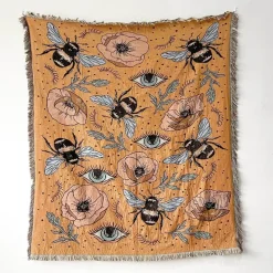 Snug u0026 Soft Bettzeug-Böhmische Überwurfdecke - Geometrischer Wandteppich-Sofabezug mit Quasten