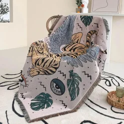 The Blanket Nook Bettzeug-Böhmische Outdoor-Decke – Luxus-Camping-Wandteppich