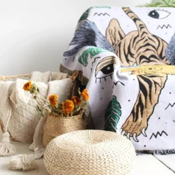 The Blanket Nook Bettzeug-Böhmische Outdoor-Decke – Luxus-Camping-Wandteppich