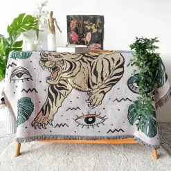 The Blanket Nook Bettzeug-Böhmische Outdoor-Decke – Luxus-Camping-Wandteppich