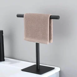 Serene Splash Badezimmer-Bianca Towel Rack - Modern Bathroom Organizer